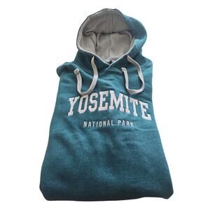 NWT Yosemite National Park Hoodie Men's XL Green Embroidered Valani Green